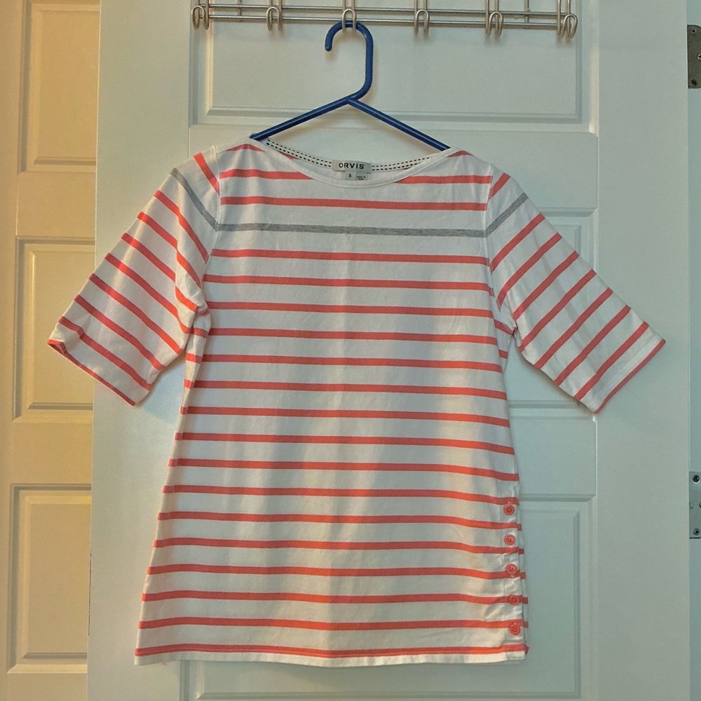 Orvis short sleeve boat neck tee